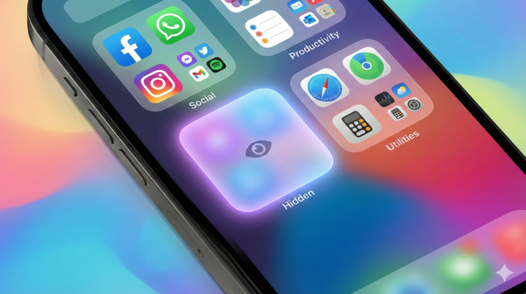 App Library में Hidden Apps in iPhone ढूंढें