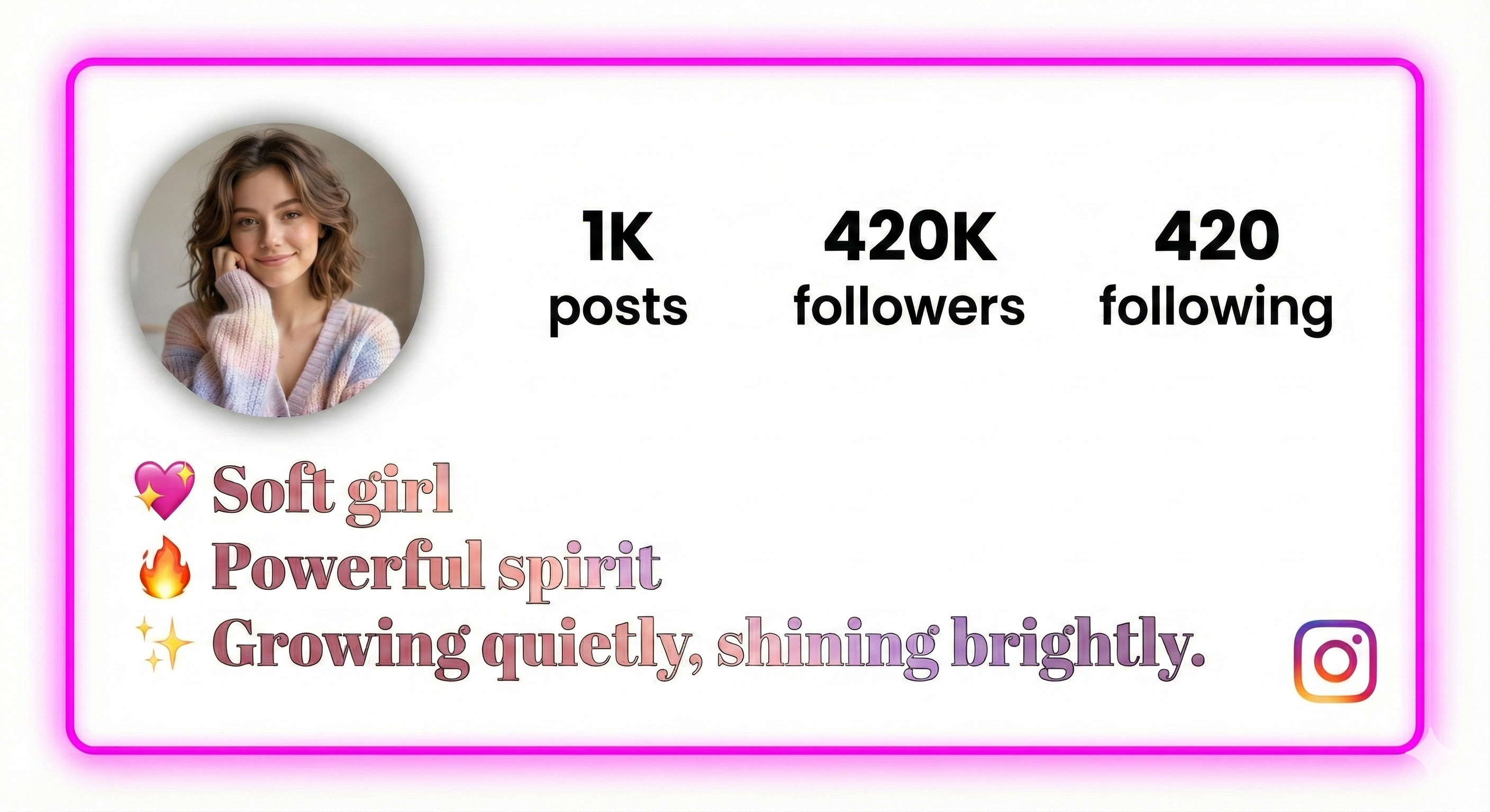 instagram bio for girls​