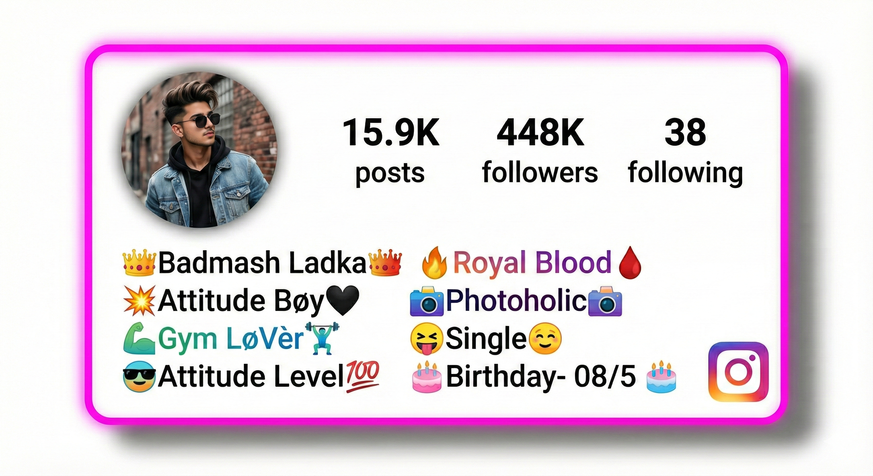  Instagram VIP Bio for Boys