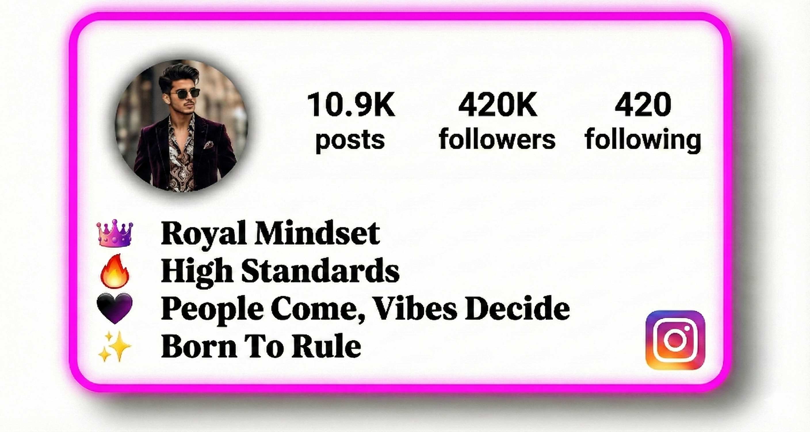 Royal Instagram Attitude Bio